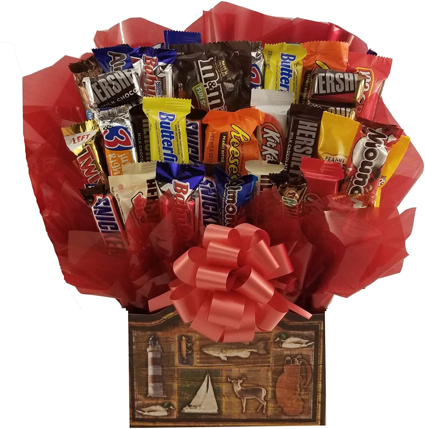 Chocolate Candy bouquet (Outdoors Gift Box)