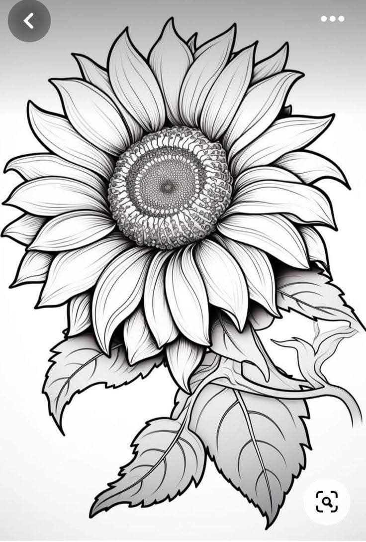 Painting Art Kit - Single Sunflower, on 8in x 10in canvas board