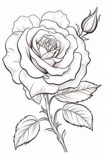 Painting Art Kit - Double Knockout Red Rose, on 8in x 10in canvas board