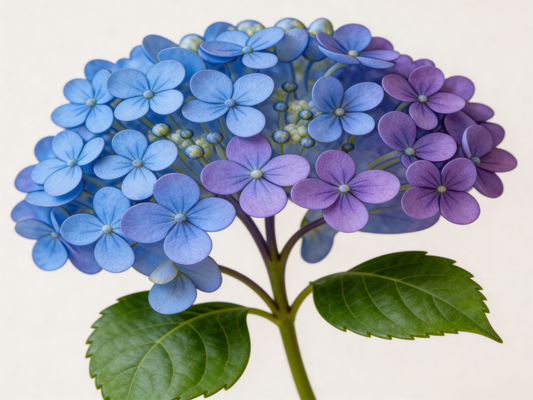 Painting Art Kit - Hydrangea flower, on 8in x 10in canvas board