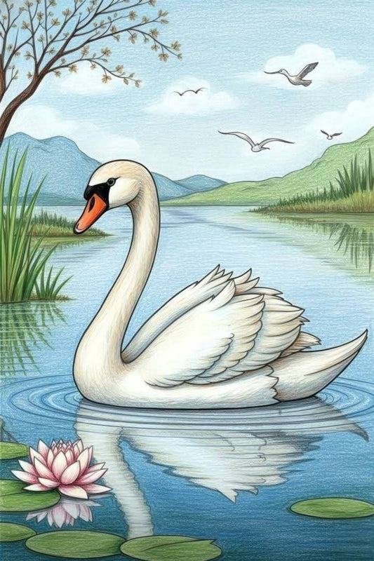 Paint Party, Learn to Paint  "Serene Swan" on 11x14 canvas, on Sat, April 25, 2-4 pm