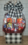 Buffalo Plaid Gift Box - Chocolate Candy Bouquet