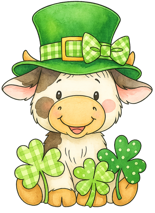 Painting Art Kit - Shamrock Rosie, on 8in x 10in canvas board