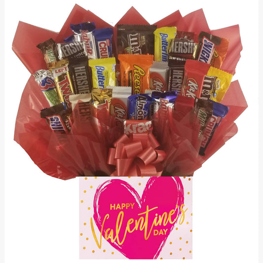 Valentine's Day Gift Box - Chocolate Candy Bouquet