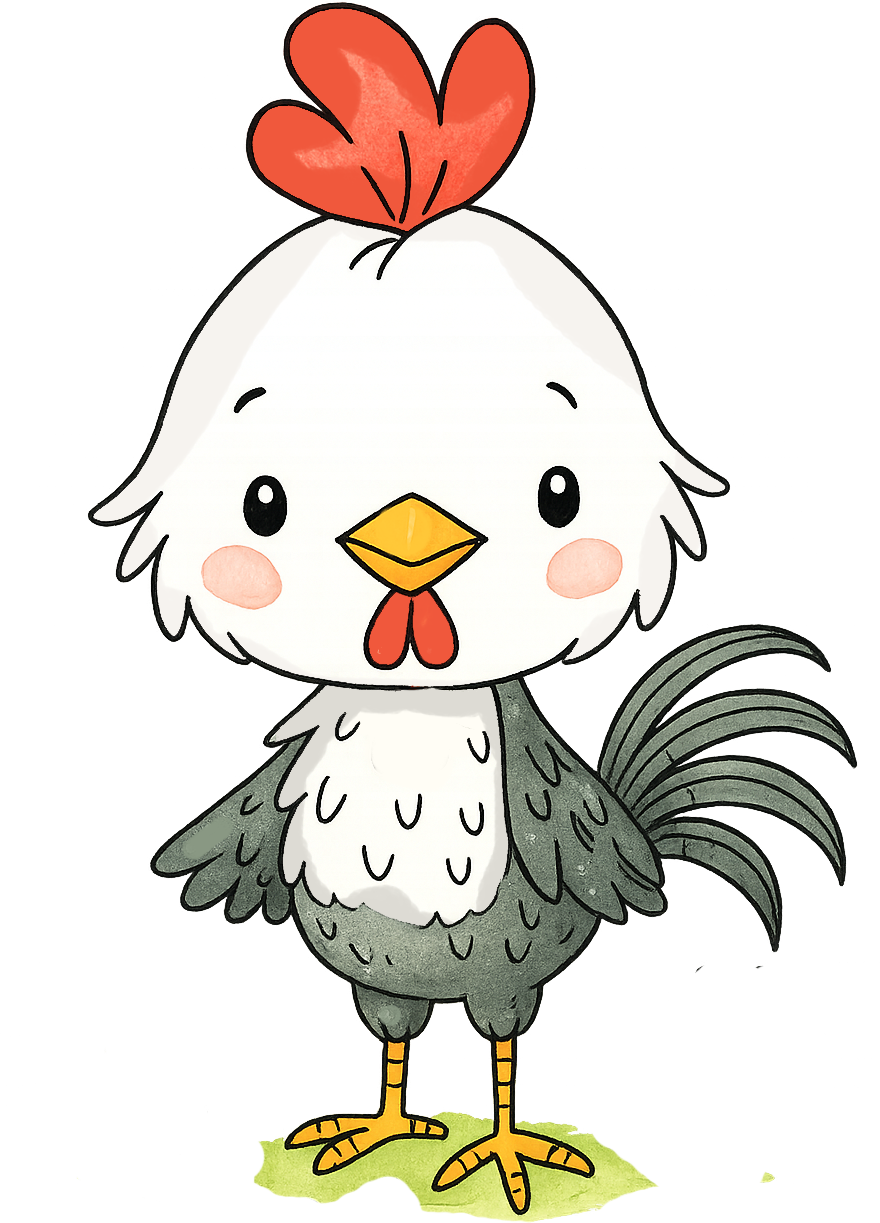Painting Art Kit - Bitty Rooster, on 8in x 10in canvas board