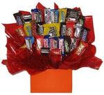 Solid Orange Gift Box - Chocolate Candy Bouquet