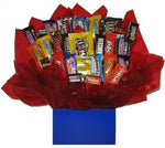 Solid Navy Blue Gift Box - Chocolate Candy Bouquet