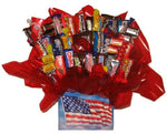 Patriotic Flag Gift Box - Chocolate Candy Bouquet