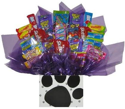 Big Paw Gift Box - Tart & Taffy Candy Bouquet