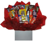 Solid Silver Gift Box - Chocolate Candy Bouquet