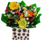 Puppy Paws Hard Candy Bouquet gift - Great as a Birthday, Thank You, Get Well Soon, New Baby, New Home, Congratulations, Valentines Day gift or for any occasion (Many OPTIONS available below)