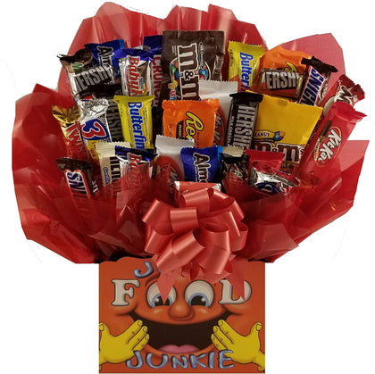 Chocolate Candy bouquet (Junk Food Junkie Gift Box)