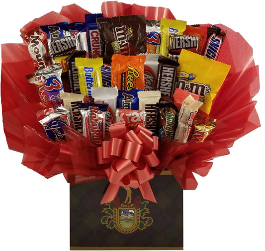 Chocolate Candy bouquet (Golf Crest Gift Box)
