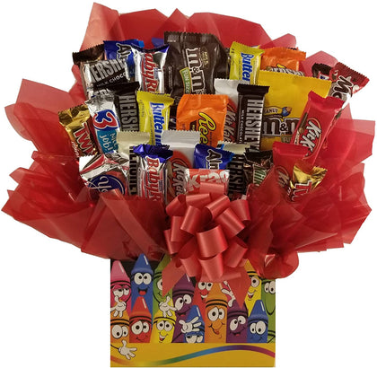 Chocolate Candy bouquet (Love to Color Gift Box)