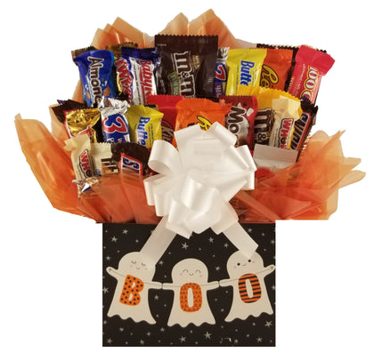 Halloween BOO Gift Box - Chocolate Candy Bouquet