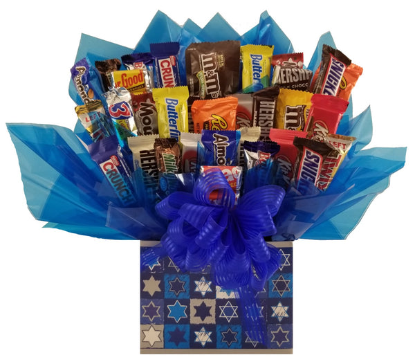 Milk Chocolate M&M's Candy Bouquet, Candy Gifts for Birthday, Thank You or  Anniversary