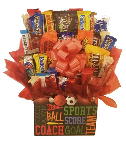 Sports Gift Box - Chocolate Candy Bouquet